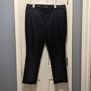 LOFT Navy Julie Skinny Pants
